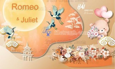 File gốc File banner phông tiệc đám cưới TDC28 (in tráng gương) ốp tường