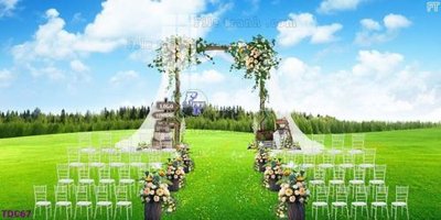 File gốc in ấn File banner phông tiệc đám cưới TDC67 chuẩn màu CMYK