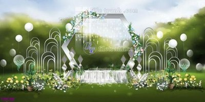 File gốc File banner phông tiệc đám cưới TDC88 (in mica) trang trí