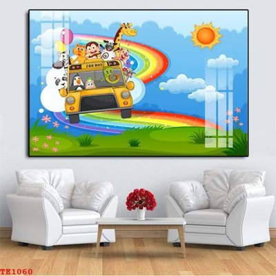 File tranh File tranh trẻ em TE1060 (file gốc) chuẩn màu in