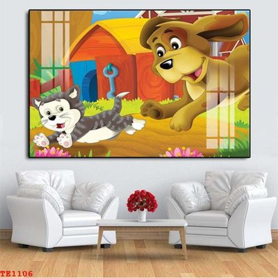 File gốc File tranh trẻ em TE1106 (in tráng gương) sang trọng