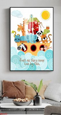 File ảnh File tranh trẻ em TE1153 (gốc) in decal dán tường