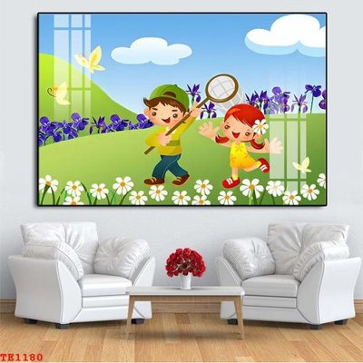 File in trần File tranh trẻ em TE1180 (bản gốc) trời sao