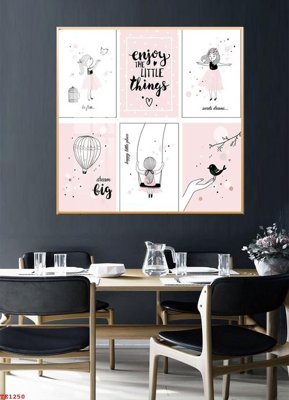 File in trần File tranh trẻ em TE1250 (bản gốc) hoa văn