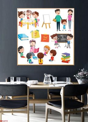 File gốc File tranh trẻ em TE1273 (in tráng gương) nghệ thuật