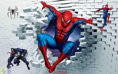 File tranh File tranh trẻ em TE189 (bản gốc) in lụa dán tường