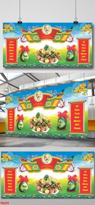 File tranh file in baner tết 2023 phông tết tất niên khai xuân TE273 (ảnh gốc) không bị mờ