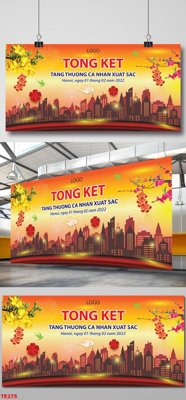 Tải file file in baner tết 2023 phông tết tất niên khai xuân TE275 (gốc) in nhanh