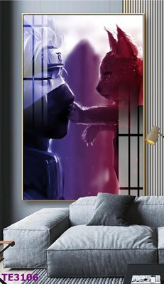 File tranh gốc in trần nhà File tranh trẻ em TE3106 3D