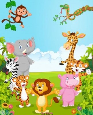 File gốc File tranh trẻ em TE346 (chuẩn CMYK) cho nhà in