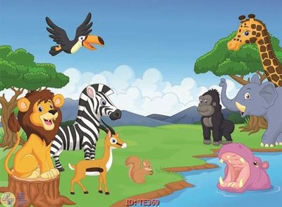 File gốc File tranh trẻ em TE369 (trang trí) cho phòng khách