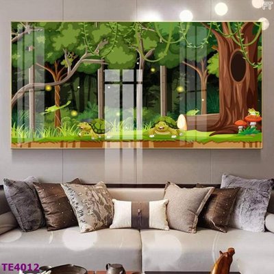 File in ấn chuyên nghiệp File tranh trẻ em rừng động vật TE4012 (file gốc)