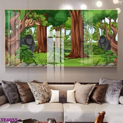 File tranh File tranh trẻ em rừng động vật TE4055 (ảnh gốc) chi tiết rõ ràng