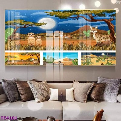 Tải file File tranh trẻ em rừng động vật TE4101 (gốc) làm file quảng cáo