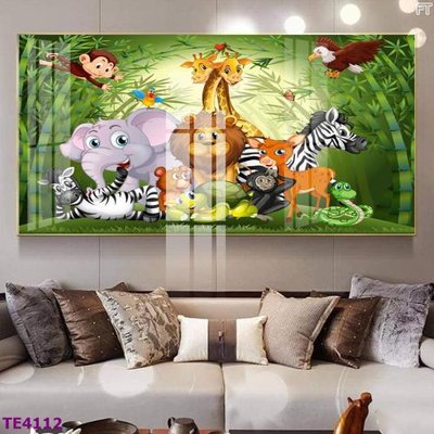 File gốc File tranh trẻ em rừng động vật TE4112 (chuẩn CMYK) cho nhà in