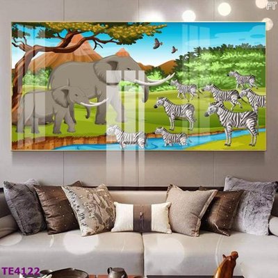 File gốc File tranh trẻ em rừng động vật TE4122 (ảnh rõ nét) để in