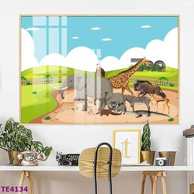 File gốc File tranh trẻ em rừng động vật TE4134 (PNG) trong suốt (transparent)