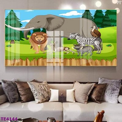 File in mica File tranh trẻ em rừng động vật TE4144 (bản gốc) sắc sảo