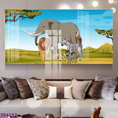 Tệp tin gốc File tranh trẻ em rừng động vật TE4152 (dùng cho in) File tranh trẻ em rừng động vật TE4152