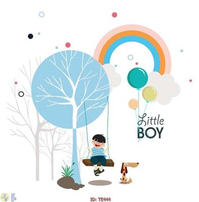 File gốc File tranh trẻ em TE444 (in lụa) chi tiết cao