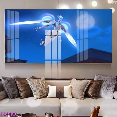 Download file gốc File tranh trẻ em TE4490 (in lụa) hoa lá