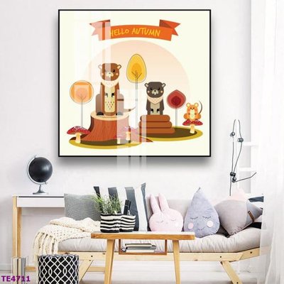 File tranh in trần File tranh trẻ em TE4711 (ảnh gốc siêu nét)