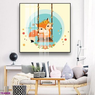 File tranh File tranh trẻ em TE4808 (bản gốc) in lụa 3D