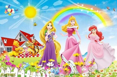 File in trần File tranh trẻ em TE483 (bản gốc) hoa văn