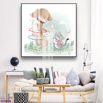 File gốc File tranh trẻ em TE5076 (trang trí) phòng trẻ em