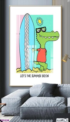 File tranh gốc File tranh trẻ em TE5239 chủ đề hiện đại