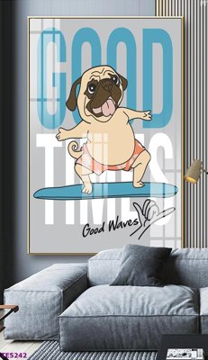 Download file gốc File tranh trẻ em TE5242 (in lụa) nghệ thuật