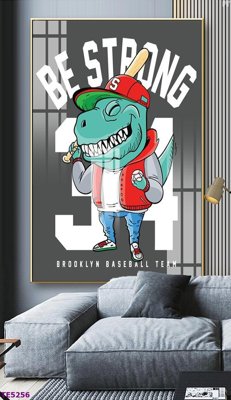 File gốc File tranh trẻ em TE5256 (in tráng gương) nghệ thuật