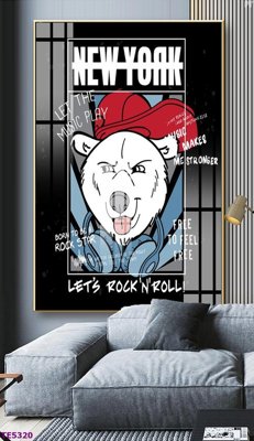 File tranh File tranh trẻ em TE5320 (bản gốc) in canvas