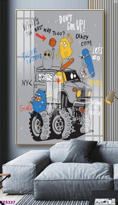 File in trần File tranh trẻ em TE5337 (file gốc) chủ đề vũ trụ