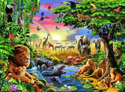 File gốc File tranh trẻ em TE584 (cho in ấn) độc quyền