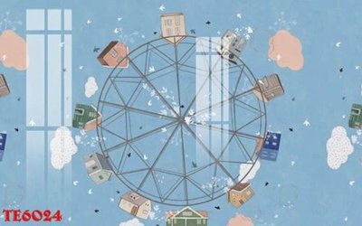 File PSD File tranh trẻ em 3d TE6024 (gốc) cho designer