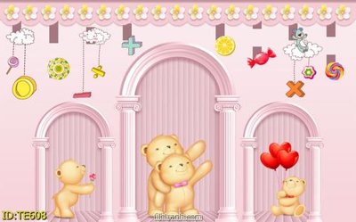 File tranh File tranh trẻ em TE608 (gốc) in film