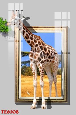 Download file File tranh trẻ em 3d TE6108 (gốc) in mica cao cấp