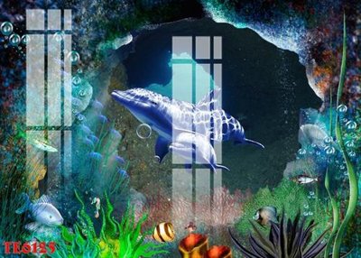 File ảnh File tranh trẻ em 3d TE6125 (gốc) in PP, decal