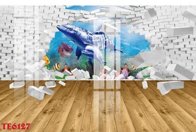 File gốc File tranh trẻ em 3d TE6127 (in lụa) tranh thuận buồm