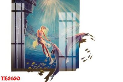 File gốc File tranh trẻ em 3d TE6160 (in lụa) họa tiết 3D