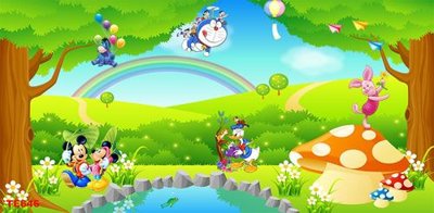 File in trần File tranh trẻ em TE646 (file gốc) phong thủy