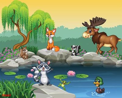 Tải file File tranh trẻ em TE667 (gốc) làm tranh trang trí