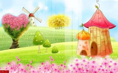 Download file File tranh tường nền trẻ em 3d TE7049 (gốc) in mica cao cấp