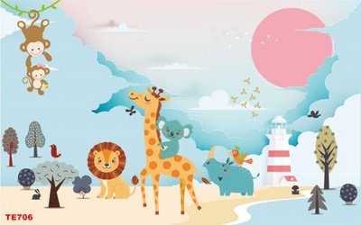 File in mica File tranh trẻ em TE706 (ảnh gốc) đẹp