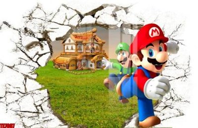 File PSD File tranh tường nền trẻ em 3d TE7097 (chất lượng in ấn)