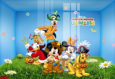 File tranh gốc PSD File tranh tường nền trẻ em 3d TE7106 còn nguyên layer