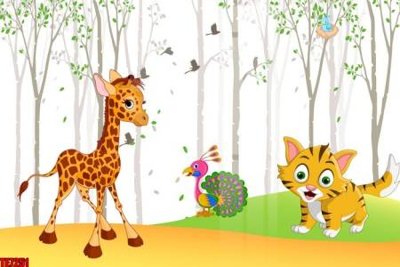 Tải file gốc File tranh tường nền trẻ em 3d TE7251 (bản PSD) còn layer