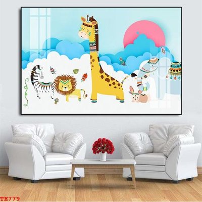 File gốc File tranh trẻ em TE779 (in tráng gương) hiện đại