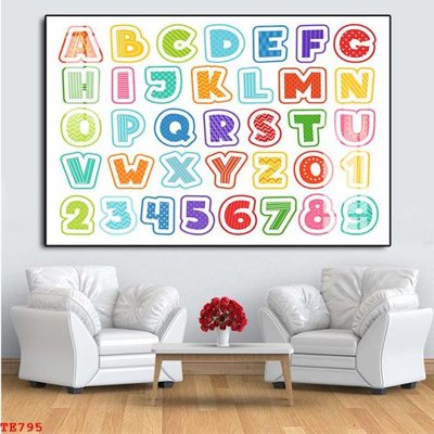 Download file File tranh trẻ em TE795 (gốc) in mica cao cấp